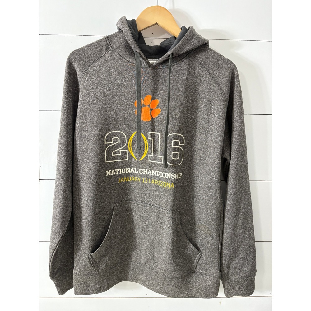 Clemson Tigers 2016‎ National Championship NCAA Football Hoodie Sweatshirt S